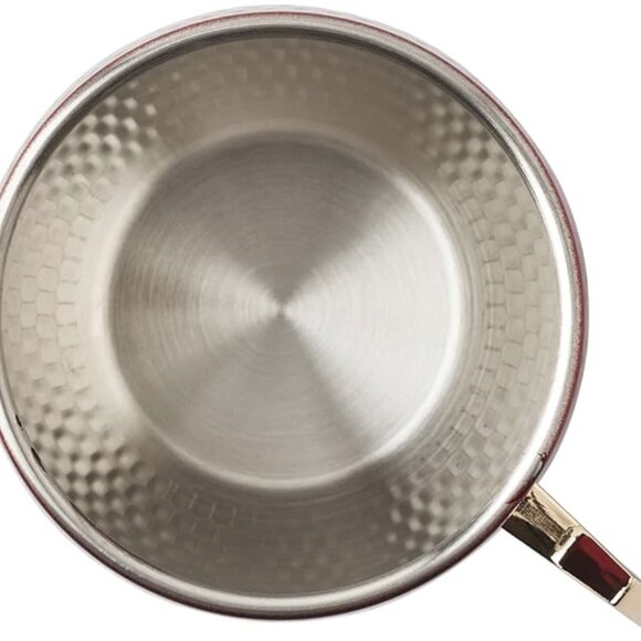 Cambridge 20 Oz Hammered Red Moscow Mule Mugs, Set Of 2 - Picture 4 of 8